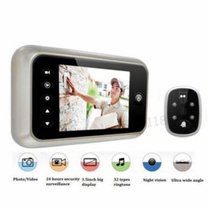 Rear View Cameras LCD 3.5 Inch Color Electronic Display Door Doorbell Viewer Night Peephole Camera
